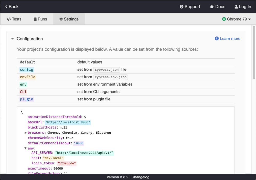 See resolved configuration